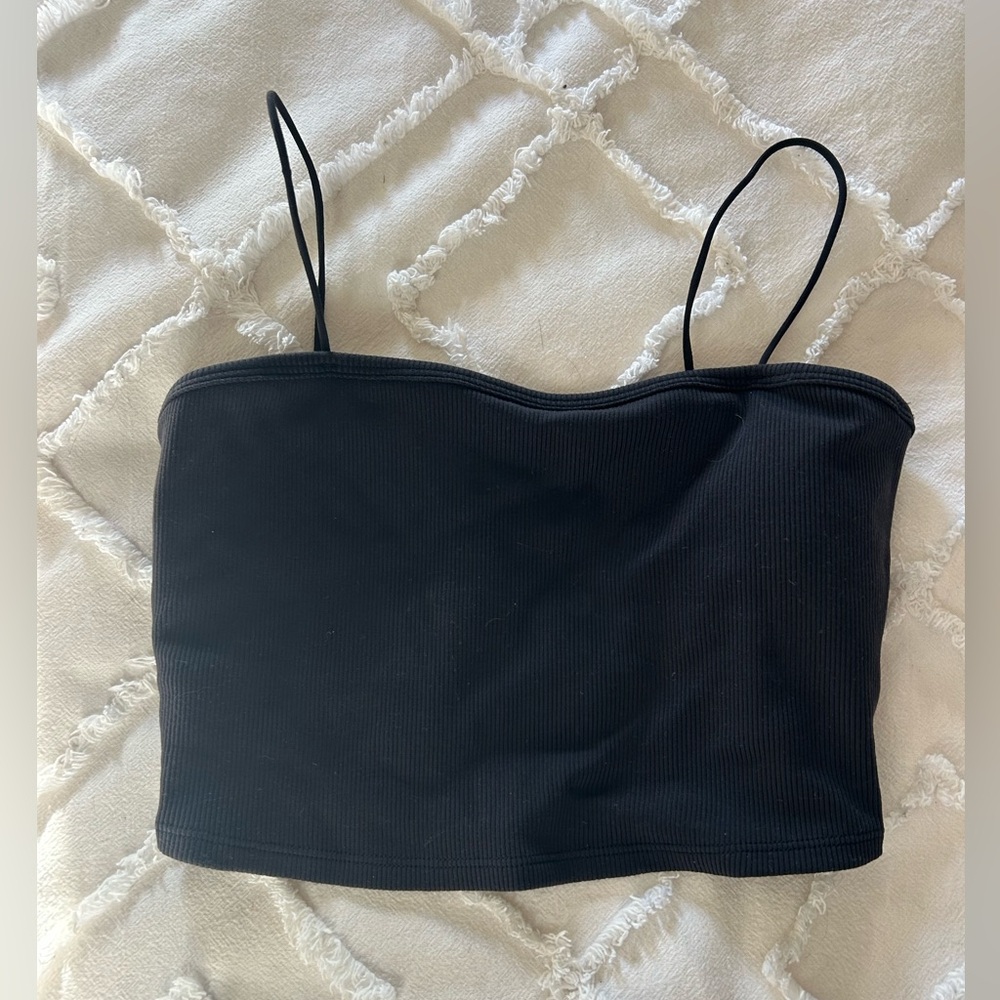 ALO yoga goddess ribbed bandeau tank.  New condition